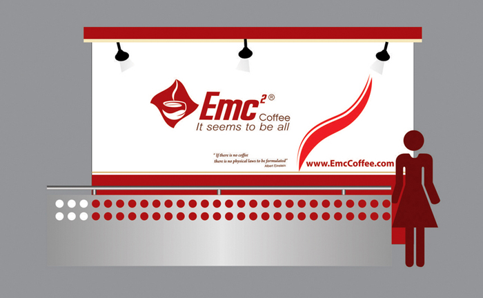 EMC2 COFFEE - Thiết kế nhận diện thương hiệu EMC2 COFFEE