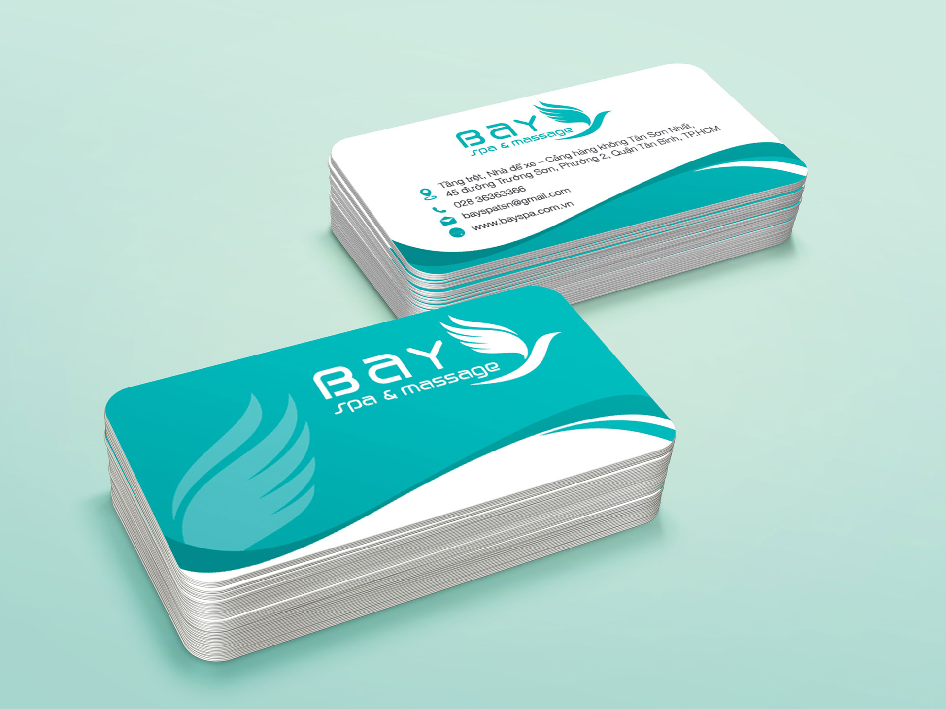 BAY SPA - Thiết kế logo và bộ nhận diện thương hiệu Bay Spa