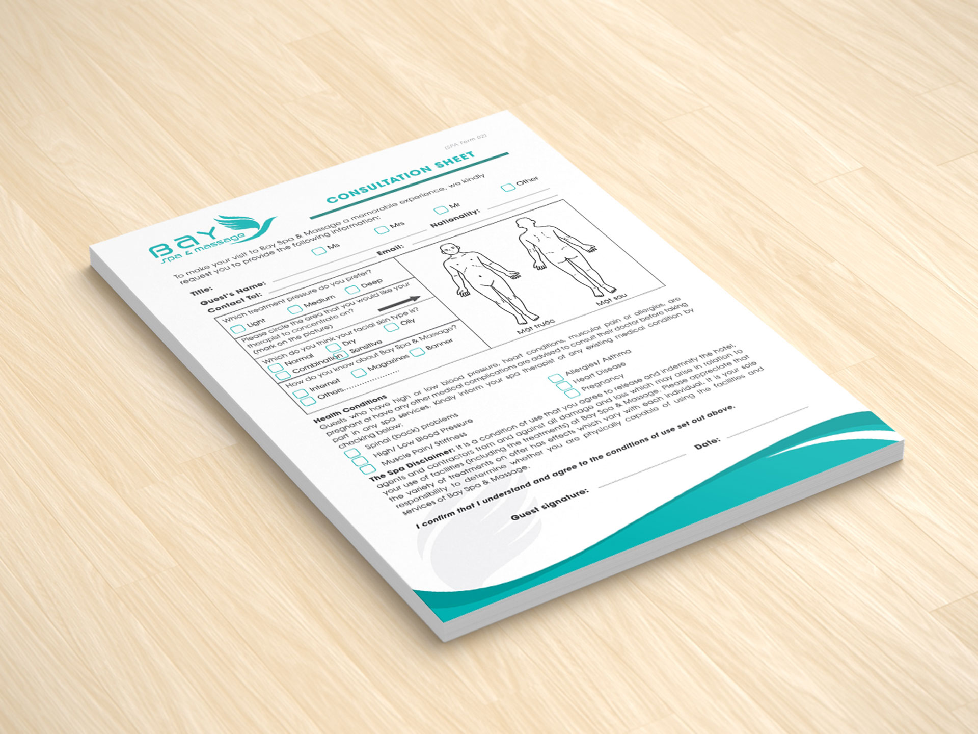 BAY SPA - Thiết kế logo và bộ nhận diện thương hiệu Bay Spa