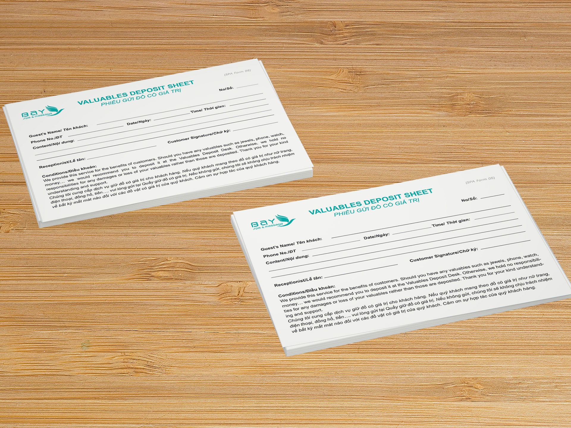 BAY SPA - Thiết kế logo và bộ nhận diện thương hiệu Bay Spa