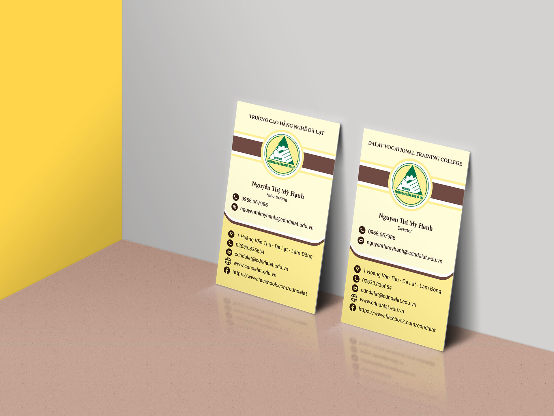 CAO ĐẲNG NGHỀ ĐÀ LẠT - Thiết kế tờ rơi cao đẳng nghề Đà Lạt