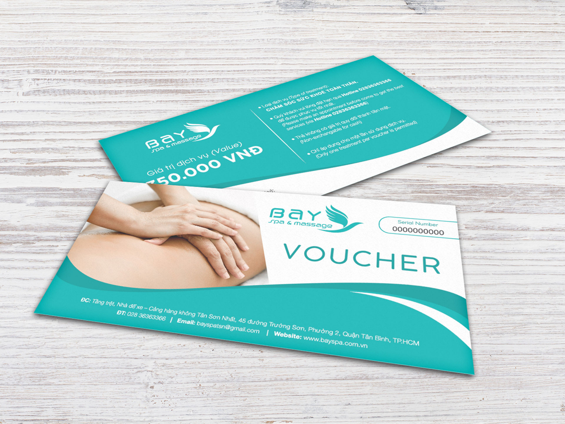 BAY SPA - Thiết kế logo và bộ nhận diện thương hiệu Bay Spa