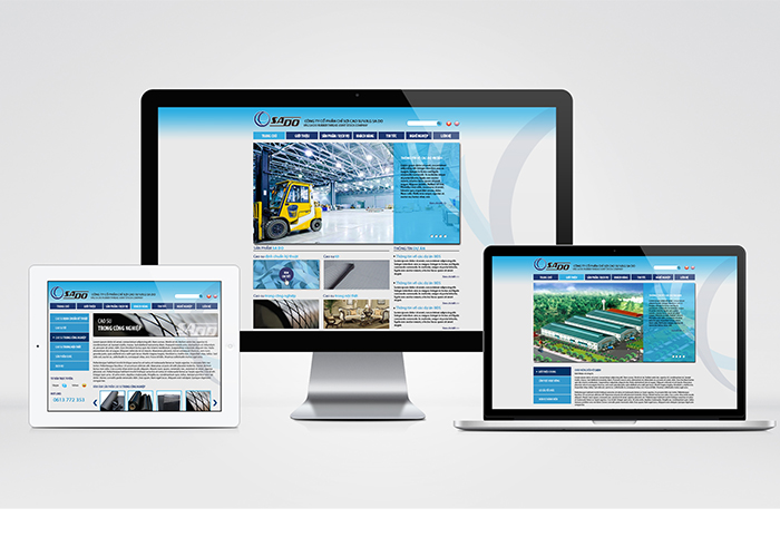 Thiết kế website SA DO - Thiết kế website Công ty cổ phần Chỉ sợi cao su VRG SA DO