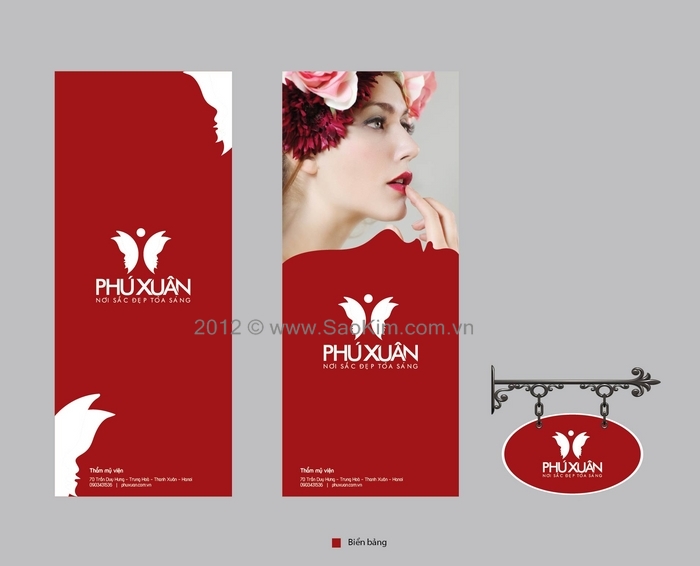 TMV PHÚ XUÂN - Thiết kế thương hiệu Thẩm mỹ viện Phú Xuân