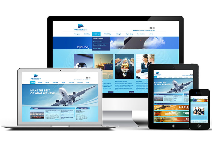 TNT Logistics - Thiết kế website TNT Logistics