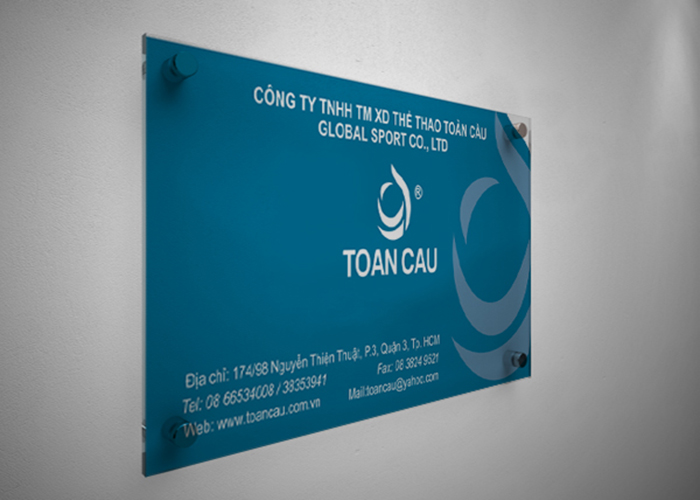 Toàn Cầu - Thiết kế logo công ty xây dựng thể thao Toàn Cầu