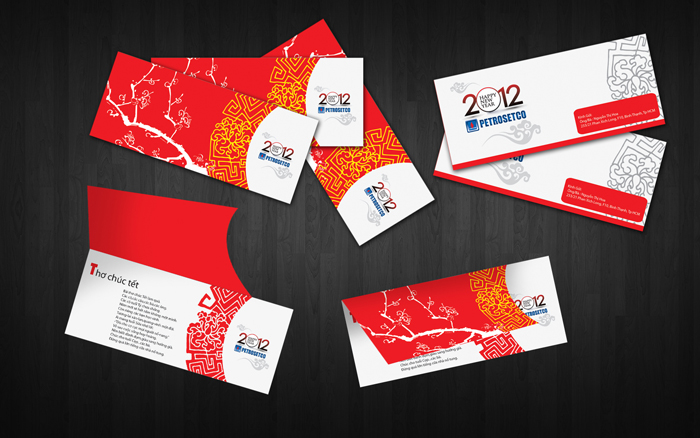 PETROSETCO - Thiết kế lịch tết petrosetco 2012