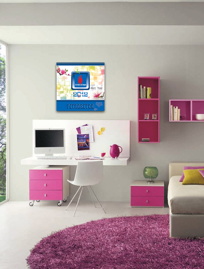 PETROSETCO - Thiết kế lịch tết petrosetco 2012