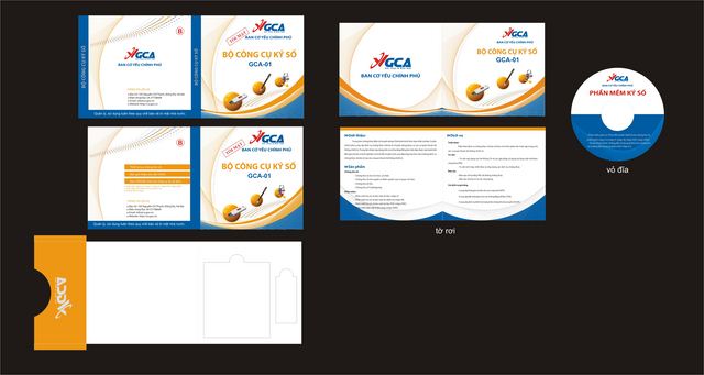 VGCA - Thiết kế thương hiệu cho Trung tâm chứng thực điện tử chuyên dùng Chính phủ