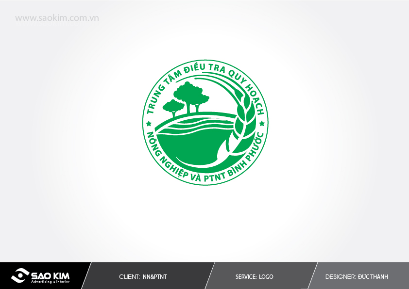 TT ĐIỀU TRA QUY HOẠCH NN & PTNT BÌNH PHƯỚC - Thiết kế logo nhận diện thương hiệu