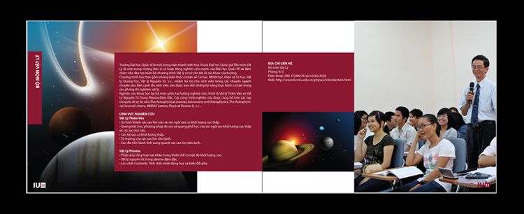 TRƯỜNG ĐẠI HỌC QUỐC TẾ - ĐH QUỐC GIA TP HCM - Thiết kế brochure giới thiệu chương trình học