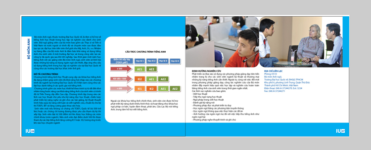 TRƯỜNG ĐẠI HỌC QUỐC TẾ - ĐH QUỐC GIA TP HCM - Thiết kế brochure giới thiệu chương trình học