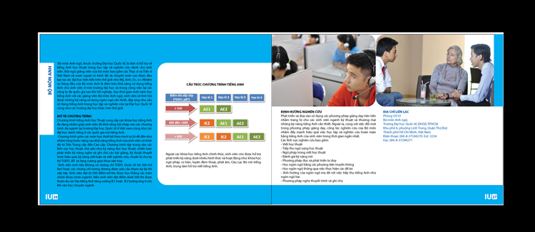 TRƯỜNG ĐẠI HỌC QUỐC TẾ - ĐH QUỐC GIA TP HCM - Thiết kế brochure giới thiệu chương trình học