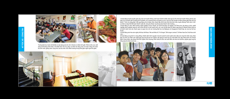 TRƯỜNG ĐẠI HỌC QUỐC TẾ - ĐH QUỐC GIA TP HCM - Thiết kế brochure giới thiệu chương trình học