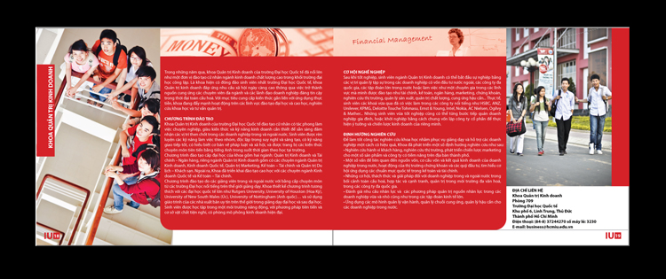 TRƯỜNG ĐẠI HỌC QUỐC TẾ - ĐH QUỐC GIA TP HCM - Thiết kế brochure giới thiệu chương trình học