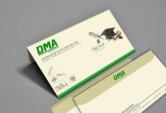 DMA - Thiết kế nhận diện thương hiệu cho Học viện Quản lý phát triển Tp.HCM