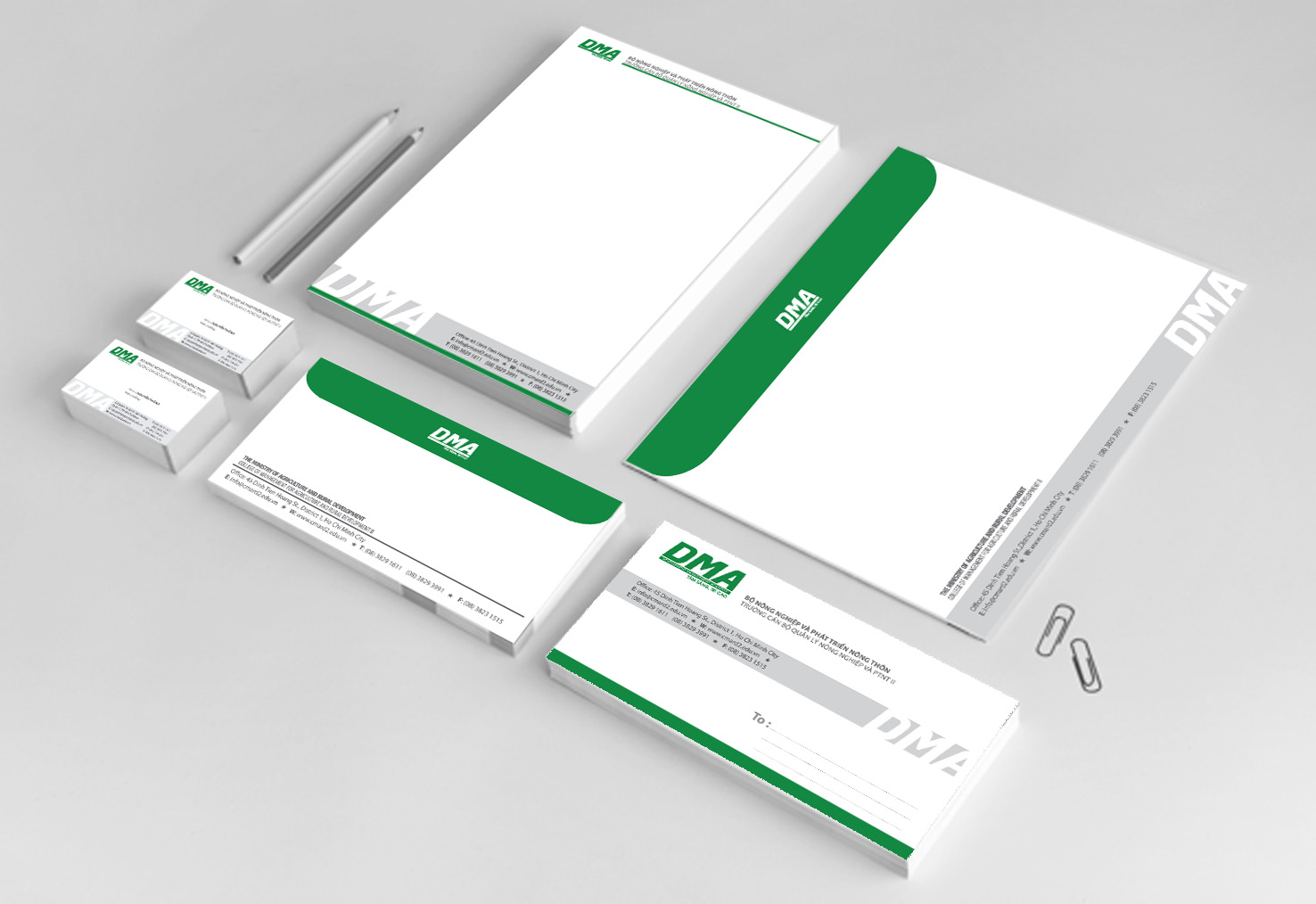 DMA - Thiết kế nhận diện thương hiệu cho Học viện Quản lý phát triển Tp.HCM