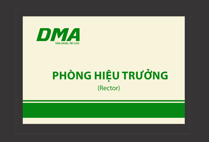 DMA - Thiết kế nhận diện thương hiệu cho Học viện Quản lý phát triển Tp.HCM