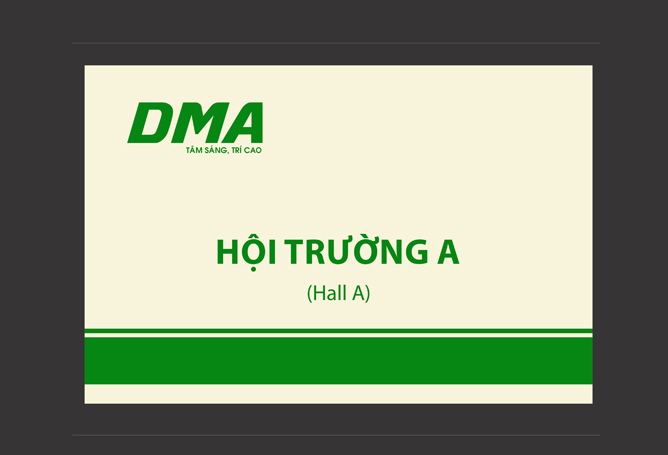 DMA - Thiết kế nhận diện thương hiệu cho Học viện Quản lý phát triển Tp.HCM