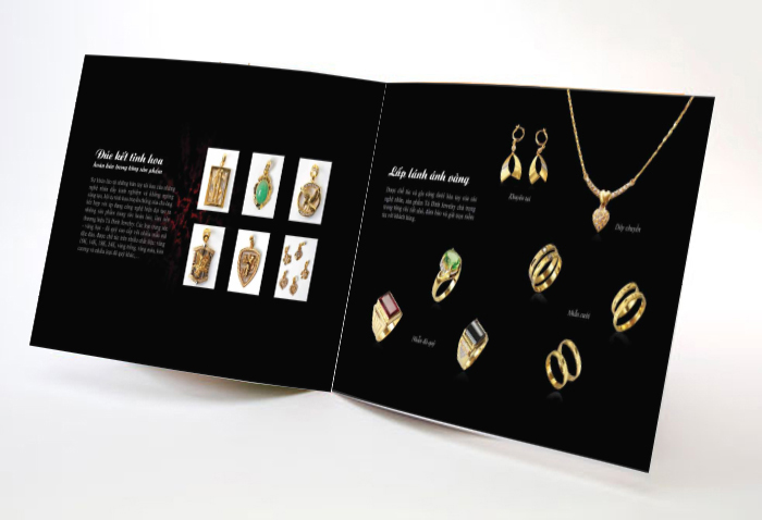 TU BINH JEWELRY - Thiết kế logo và ấn phẩm quảng cáo thương hiệu trang sức Tú Bình