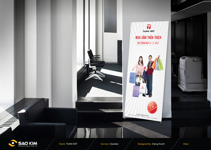 Tuấn Việt - Thiết kế hệ thống nhận diện thương hiệu của Trung tâm thương mại Tuấn Việt