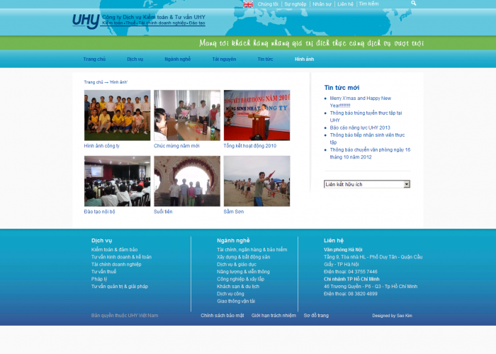 UHY VIETNAM - Thiết kế website công ty kiểm toán UHY