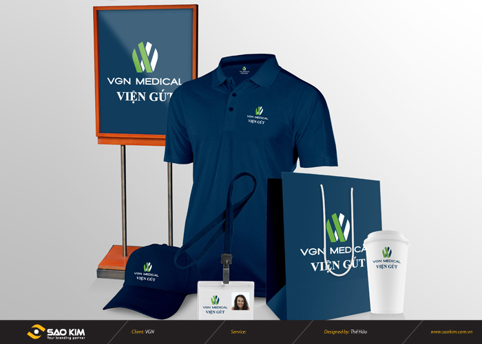 VGN MEDICAL - Thiết kế logo viện nghiên cứu bệnh gút VGN Medical