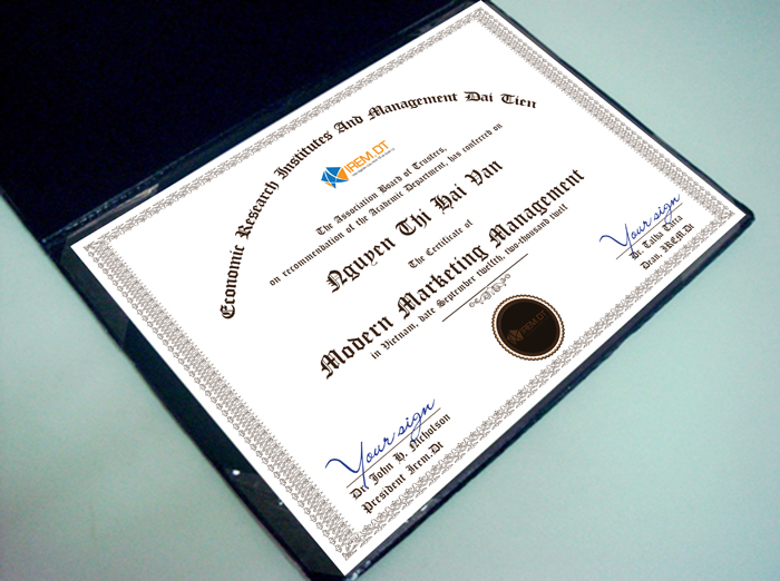 ĐẠI TIẾN - Thiết kế nhận diện thương hiệu Viện nghiên cứu kinh tế và Quản lý Đại Tiến