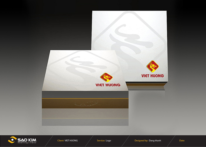 Việt Hương - Thiết kế logo Bánh đậu xanh Việt Hương