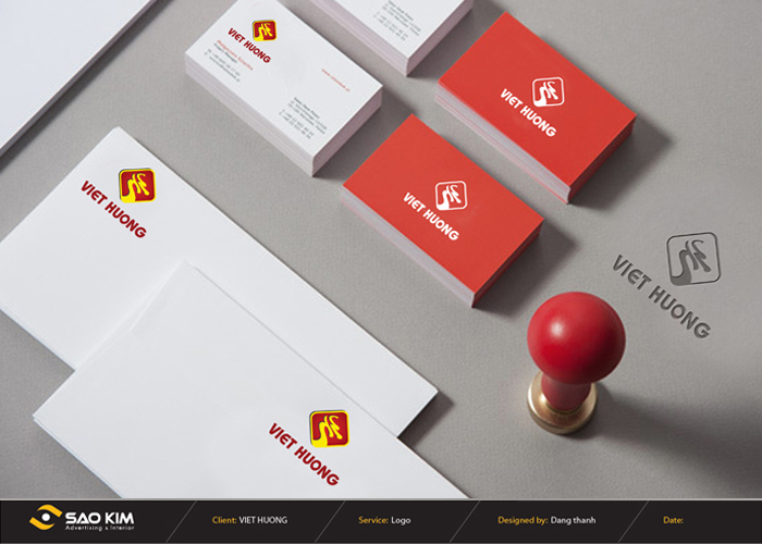 Việt Hương - Thiết kế logo Bánh đậu xanh Việt Hương