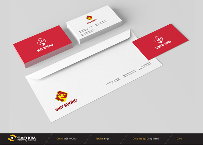 Việt Hương - Thiết kế logo Bánh đậu xanh Việt Hương