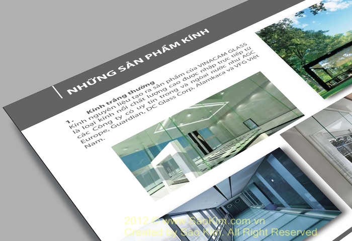 VINACAM - Thiết kế ấn phẩm quảng cáo công ty VINACAM