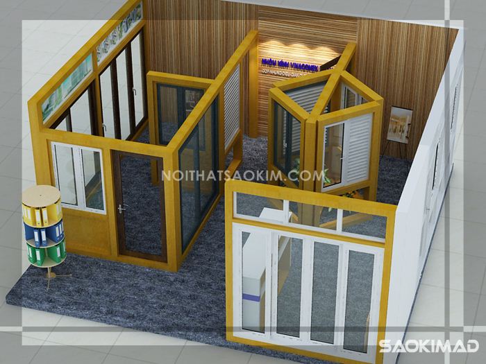 VINACONEX XUÂN MAI - Thiết kế gian hàng cho triển lãm Vietbuil