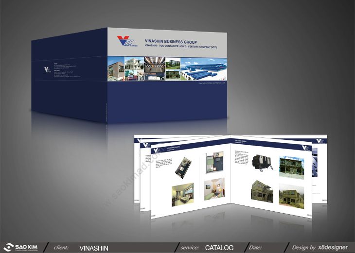 VINASHIN - TGC CONTAINER - Thiết kế catalog cho công ty Vinashin - TGC Container
