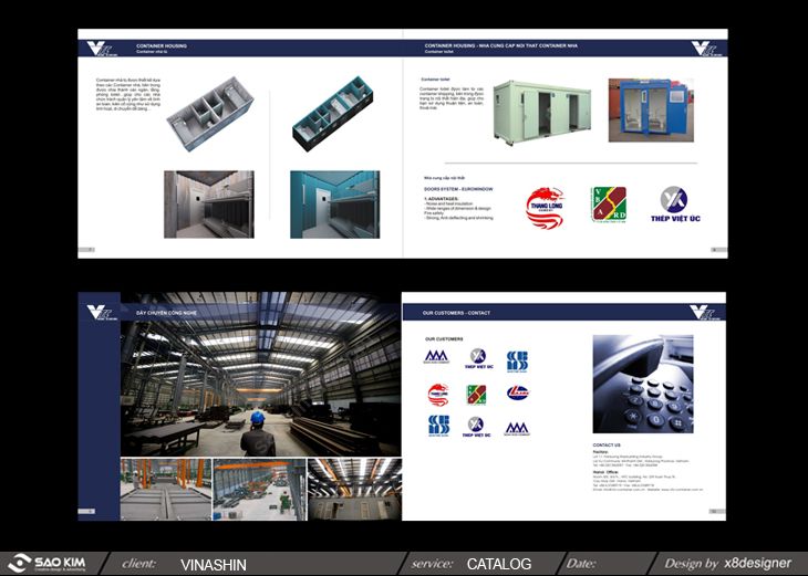 VINASHIN - TGC CONTAINER - Thiết kế catalog cho công ty Vinashin - TGC Container