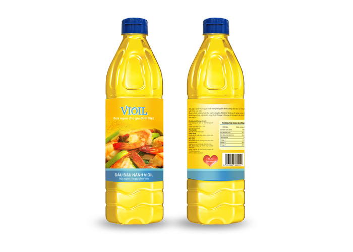 VIOIL - Thiết kế bao bì nhãn mác sản phẩm dầu ăn