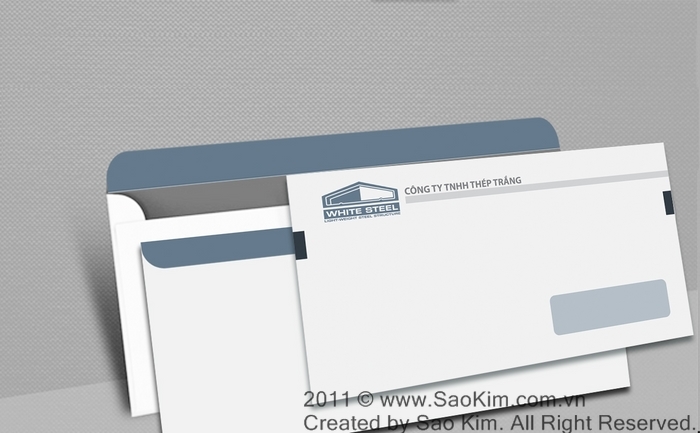WHITE STEEL - Thiết kế nhận diện thương hiệu Công ty Thép Trắng
