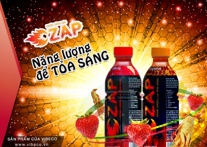 ZAP - Sáng tạo thương hiệu và thiết kế logo bao bì Nước tăng lực ZAP