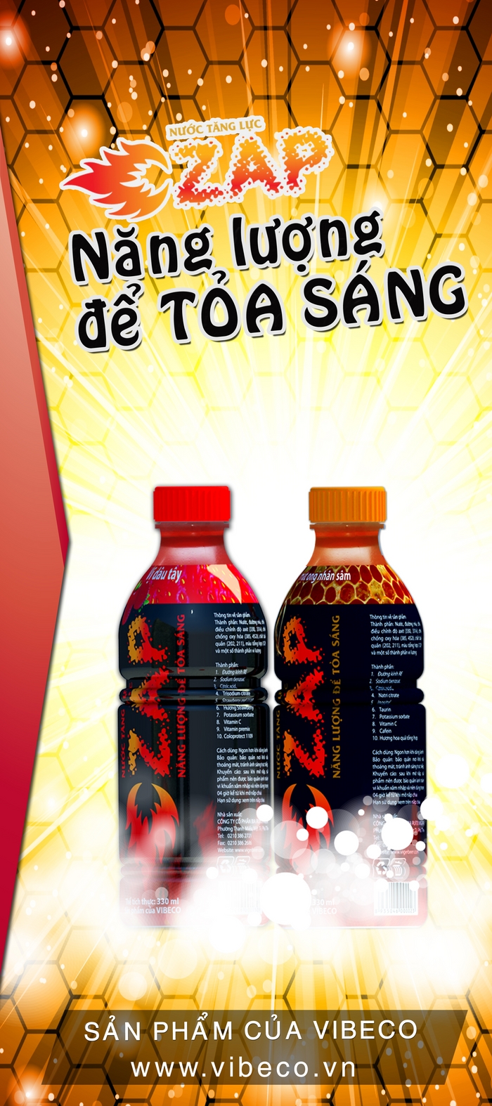 ZAP - Sáng tạo thương hiệu và thiết kế logo bao bì Nước tăng lực ZAP