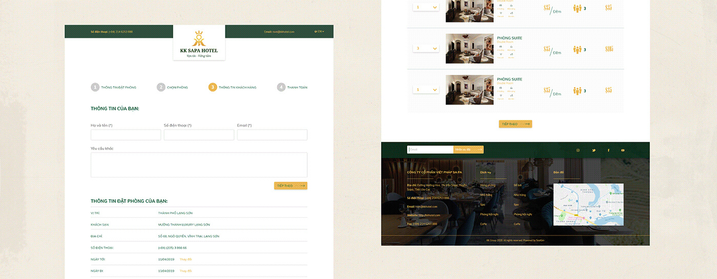 Dự án thiết kế Website KK Sapa Hotel - 07