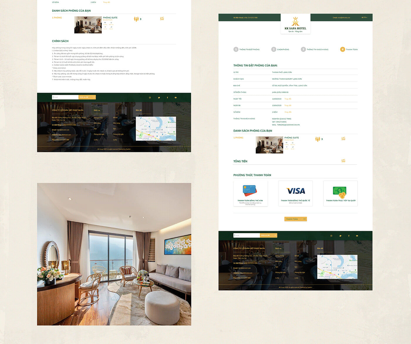 Dự án thiết kế Website KK Sapa Hotel - 08