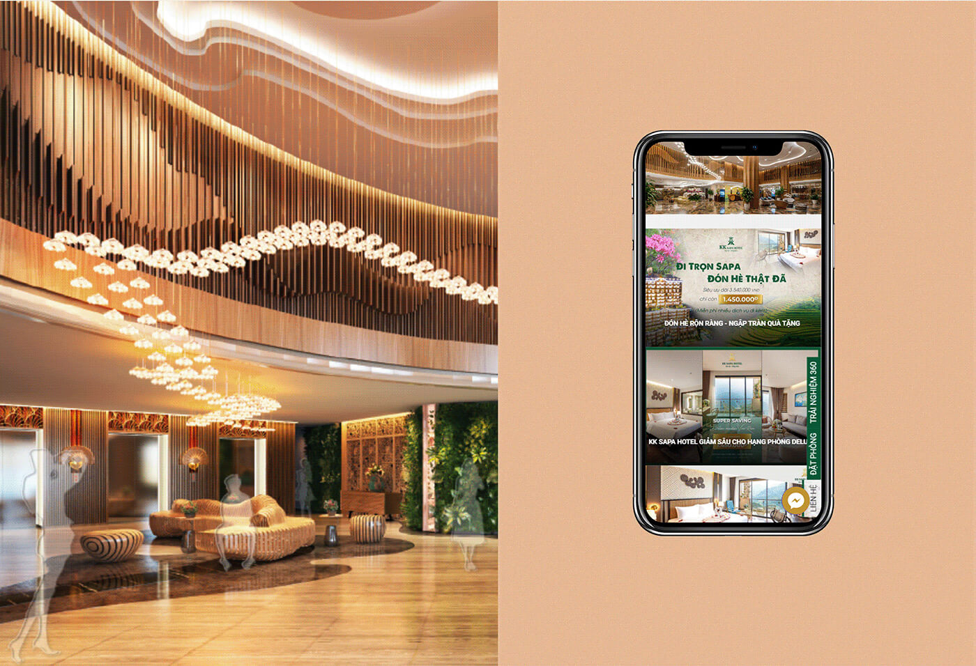 Dự án thiết kế Website KK Sapa Hotel - 09