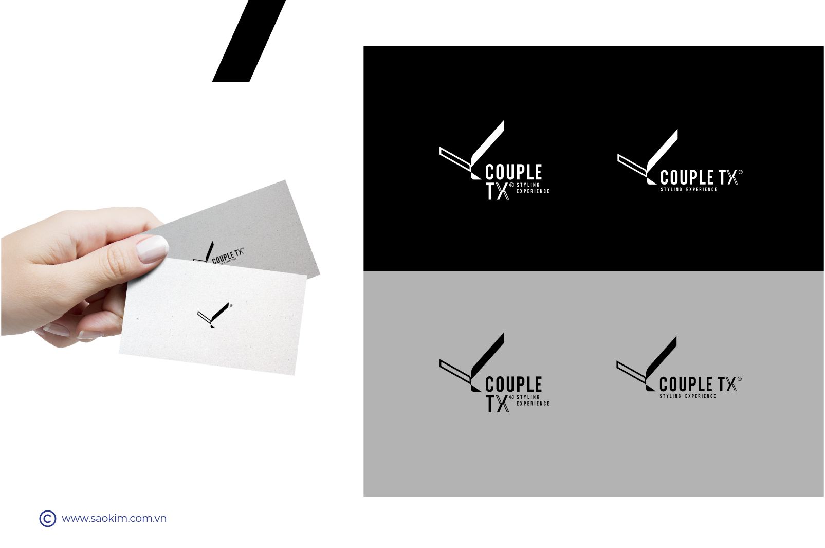 Dự án thiết kế thương hiệu, thiết kế Logo Couple TX - 4