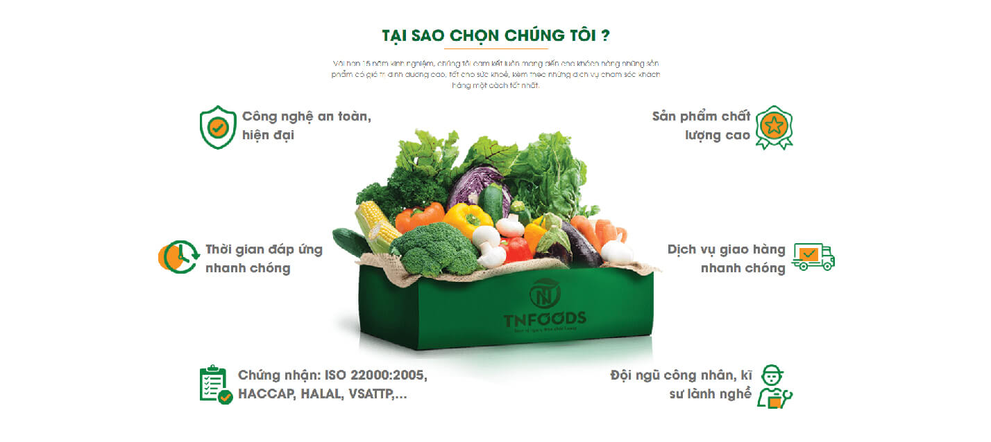 Dự án thiết kế website TNFOODS - 4