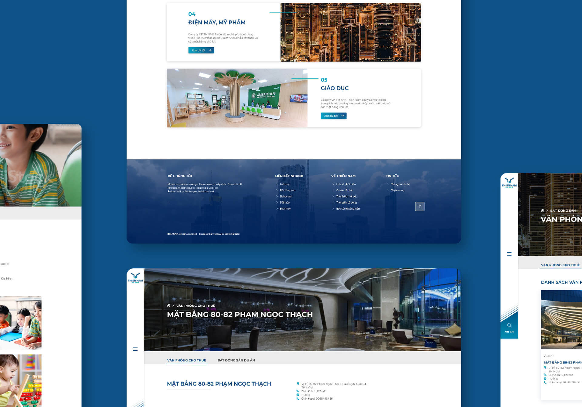 Dự án thiết kế website Thiên Nam Group - 10