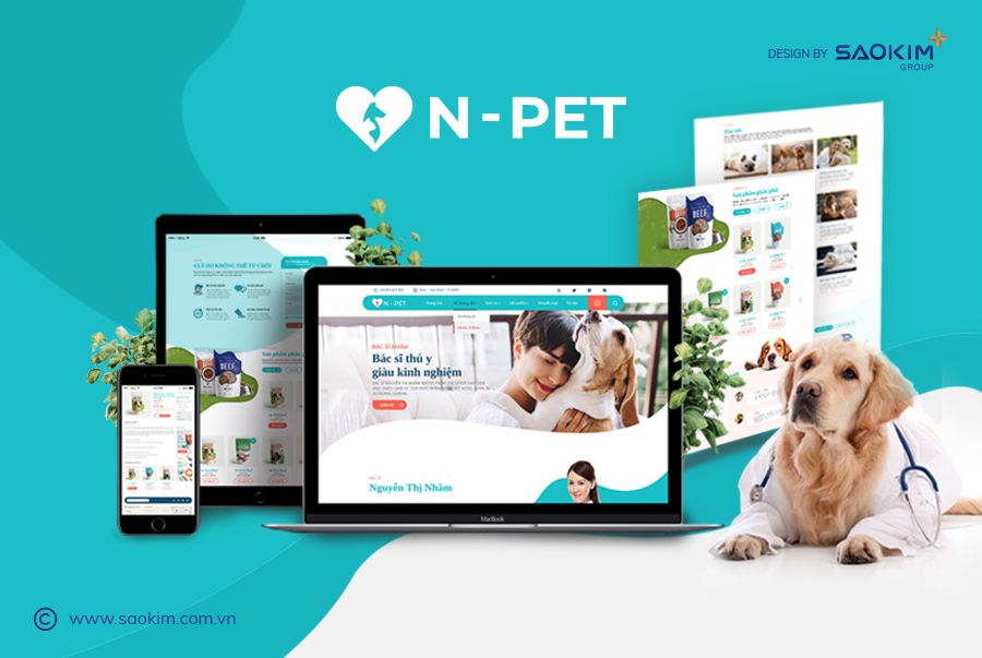 Dự án thiết kế Website N-PET - 1