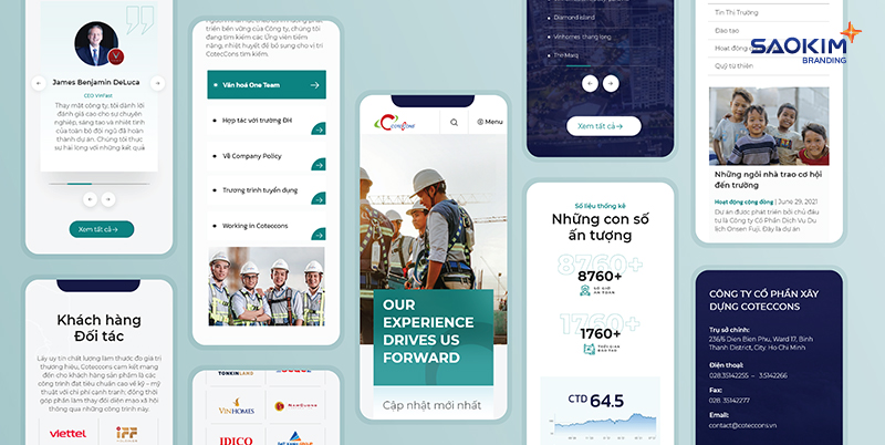 Dự án thiết kế Website Coteccons - 5