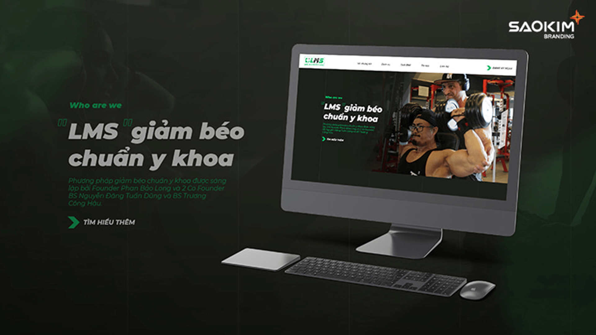 Dự án thiết kế website LMS - Sao Kim Branding