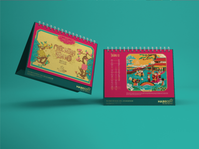 Thiết kế lịch Tết