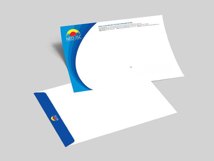 Mẫu thiết kế bộ nhận diện Điện Tây Bắc.